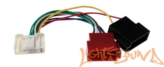 ISO коннектор для штатной магнитолы Nissan 04-, Subaru07- ISO коннектор для штатной магнитолы Nissan 04-, Subaru07-