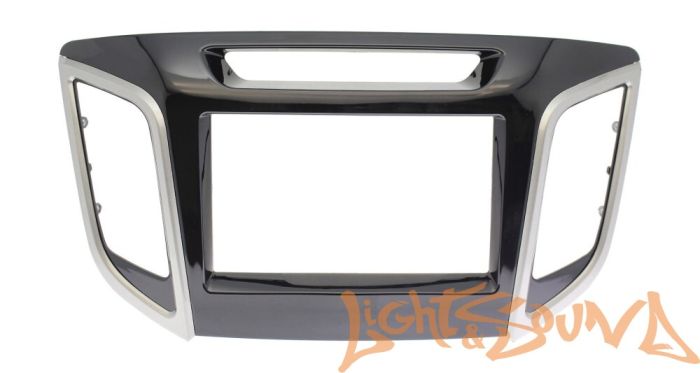 Переходная рамка для Hyundai Creta, IX25 2 din(чёрный лак) Переходная рамка для Hyundai Creta, IX25 2 din(чёрный лак)