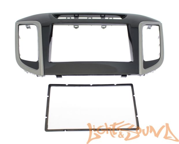 Переходная рамка для Hyundai Creta, IX25 2 din(чёрный лак) Переходная рамка для Hyundai Creta, IX25 2 din(чёрный лак)