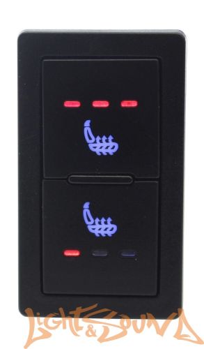 Комлект подогрева двух сидений со сдвоенной кнопкой ZG5 (тип2) Комлект подогрева двух сидений со сдвоенной кнопкой ZG5 (тип2)