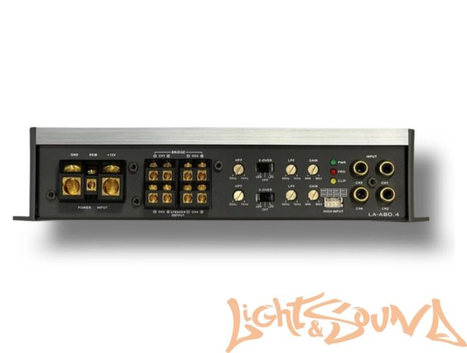 Light Audio LA-A4.80 усилитель мощности 4-хканальный Light Audio LA-A4.80 усилитель мощности 4-хканальный