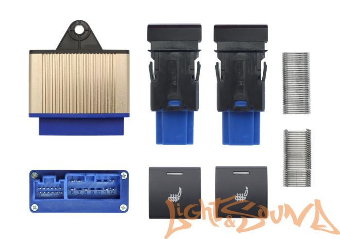 Комлект подогрева двух сидений 2 кнопки для Toyota 2018+ ZG9 Комлект подогрева двух сидений 2 кнопки для Toyota 2018+ ZG9