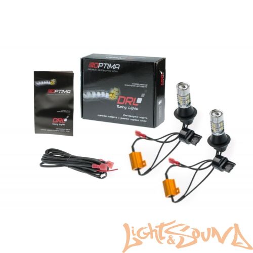 Штатные дневные ХО Optima Premium с функцией поворотника, цоколь 7440, WY21W, W21W, W3X16 Штатные дневные ХО Optima Premium с функцией поворотника, цоколь 7440, WY21W, W21W, W3X16