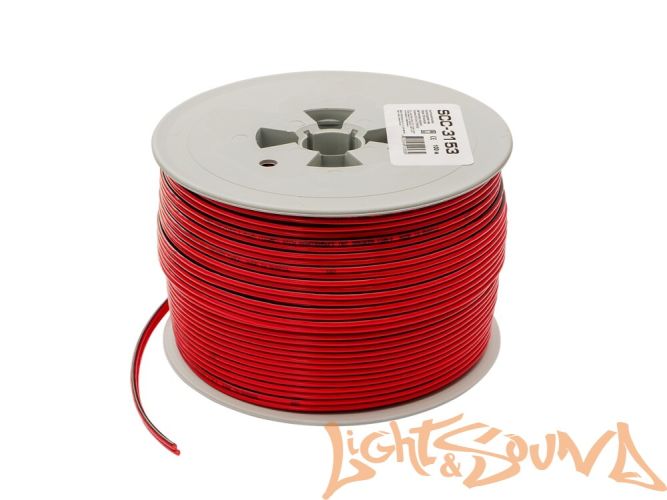 Aura SCC-3153 Кабель акустический,OFC, красный, 1,5мм2, 16GA, 100м в катушке Aura SCC-3153 Кабель акустический,OFC, красный, 1,5мм2, 16GA, 100м в катушке