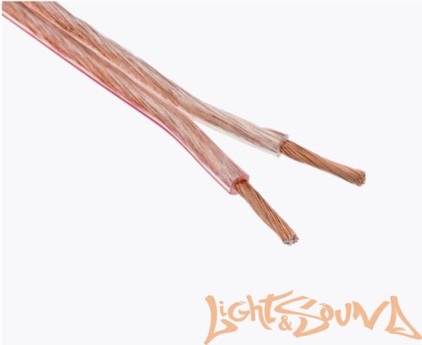 REXANT  2*2,5 Кабель акустический прозрачный OFC  Медь 100%, 100м в катушке REXANT  2*2,5 Кабель акустический прозрачный OFC  Медь 100%, 100м в катушке