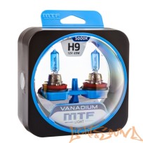 MTF Vanadium H9 12V 65W Галогенные лампы (2 шт)  MTF Vanadium H9 12V 65W Галогенные лампы (2 шт)