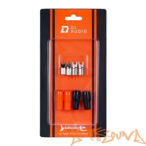 Клемма обжимная, вилка DL Audio Barracuda U-Type 4Ga, 1шт