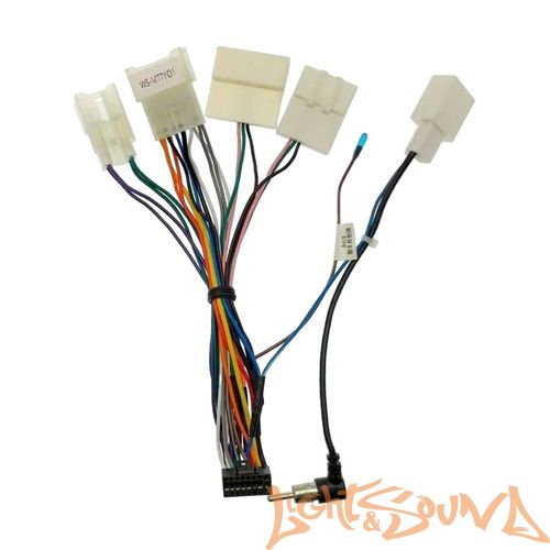 Комплект проводов  WM-MT для Toyota, iso(16 pin Android), коннектор руля,антенна 1989-2017