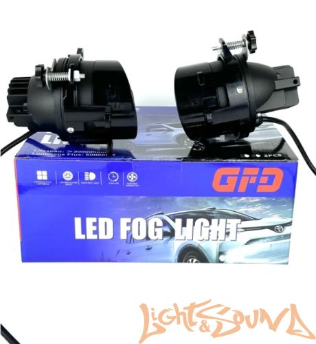 Светодиодная линза для ПТФ GFD TYT-2 TOYOTA ближний дальний, 2шт