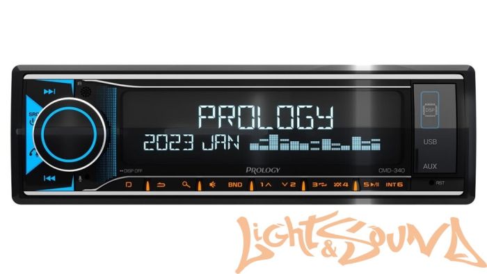 Prology CMD-340 4 х 55 Вт, FM/USB/BT ресивер с DSP процессором
