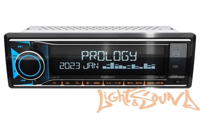 Prology CMD-340 4 х 55 Вт, FM/USB/BT ресивер с DSP процессором