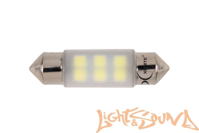 Лампа светодиодная Xenite S6366 12V (T11/C5W) SV8,5*36 мм, блистер 2 шт