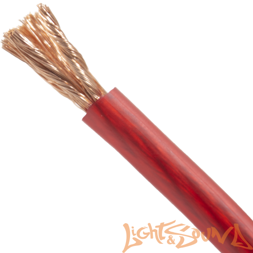 AMP 100% Кабель силовой, OFC Ultraflexible, 8GA/8мм2 красный, 50м в катушке