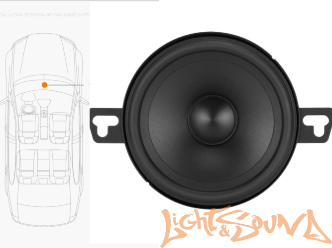 MBQ FR-ML-891 3.5" (9 см) широкополосные динамики (комплект)