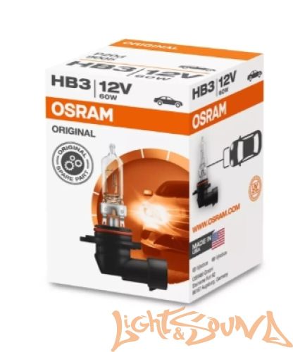 Osram Classic HB3 12V, 60W Галогенная лампа (1шт)