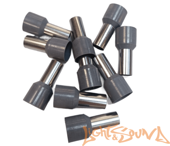 Клемма-втулка LS, металлическая, 35мм2, цвет серый, 1шт