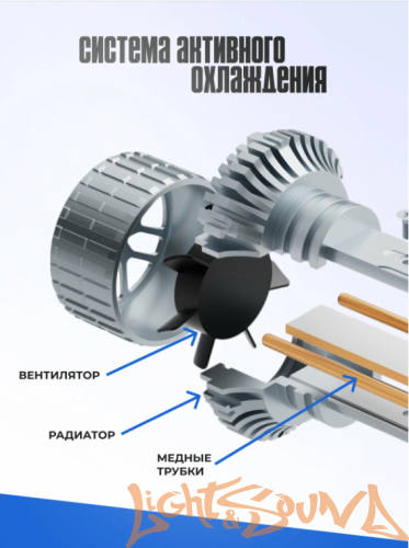 Clearlight LED LUMETECH HB3/4 50W 6000lm 3000-8000k (2шт.)