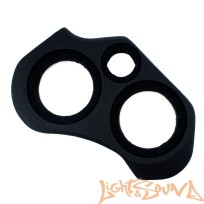  Подиум дверной ALPHA PDV-GR-66R ВАЗ Granta (винил стандарт) 16х16хРупор, 2шт