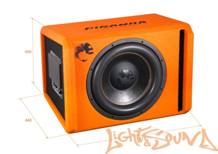 DL Audio Piranha 15A V.2 Orange активный сабвуфер