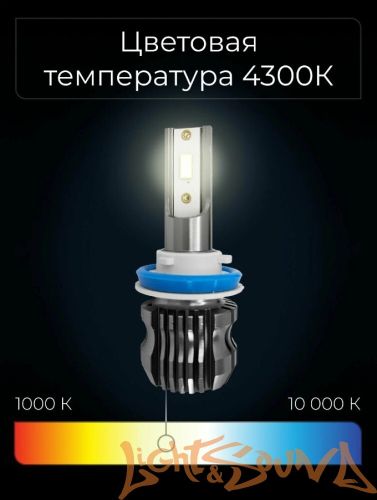 Clearlight LED Type X5 H11 4000lm, 4300k (2 шт)