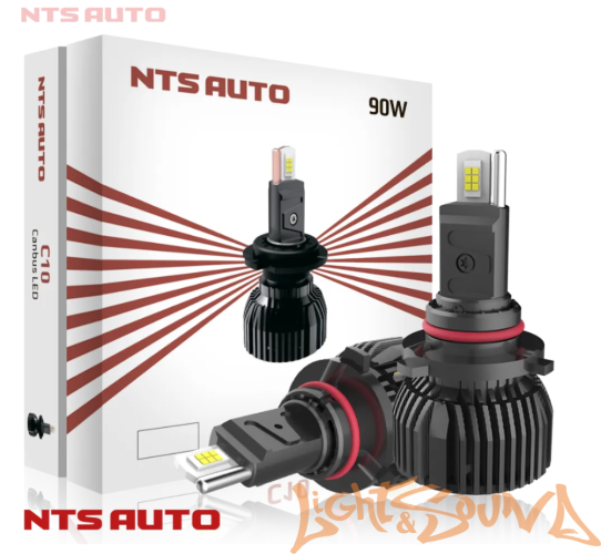 NTS AUTO C10 HB3/HB4/HIR2 12-24V, 45W, 6300K (2шт)
