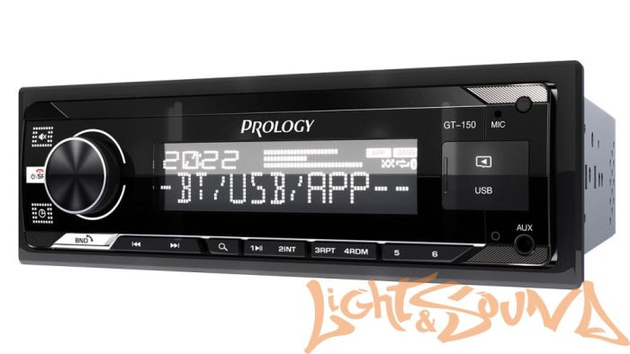 Prology GT-150 4 х 55 Вт, FM / USB ресивер с Bluetooth