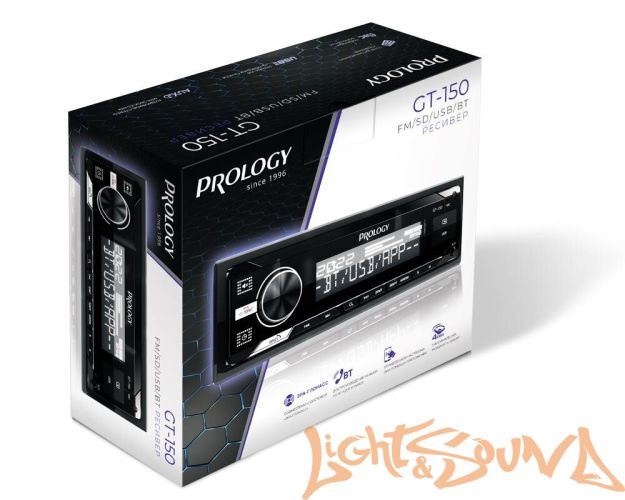 Prology GT-150 4 х 55 Вт, FM / USB ресивер с Bluetooth