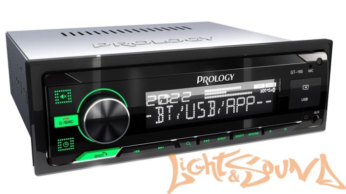 Prology GT-160 4 х 55 Вт, FM / USB ресивер с Bluetooth
