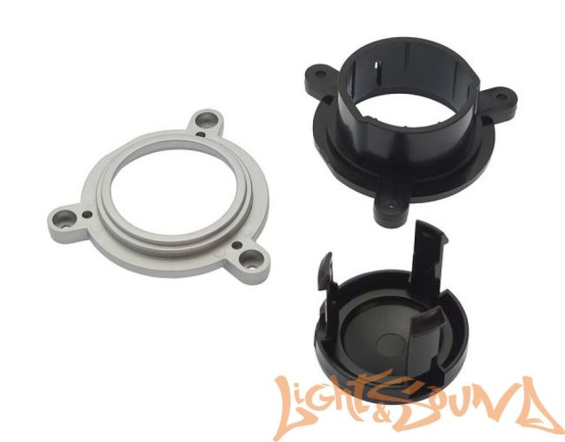 Переходная рамка для Kia Rio 2020+ MFB дисплея (с кнопкой) черный глянец