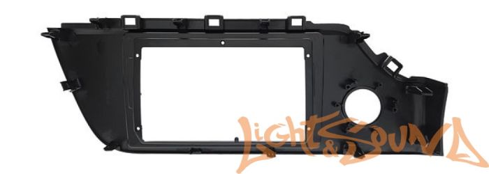 Переходная рамка для Kia Rio 2020+ MFB дисплея (с кнопкой) черный глянец