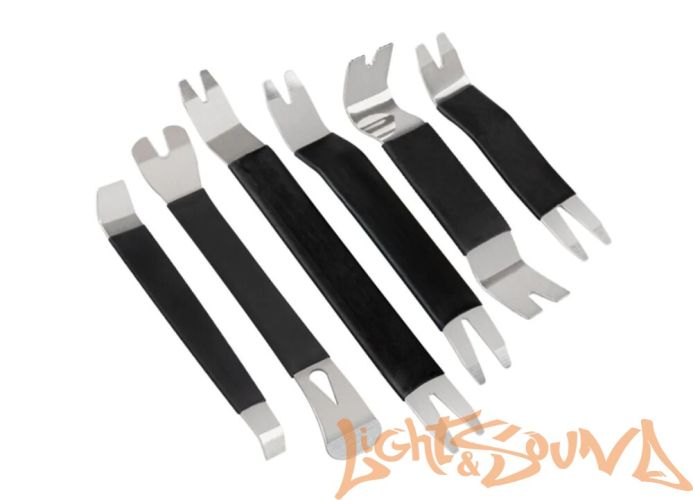 Инструмент LS для снятия обшивки (металл), прорезин. ручка 1шт