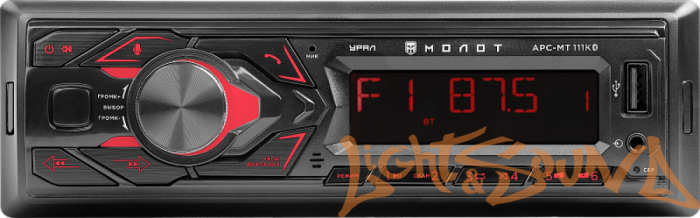 УРАЛ МОЛОТ АРС-МТ 111К USB, SD/MMC-рессивер с функцией Bluetooth