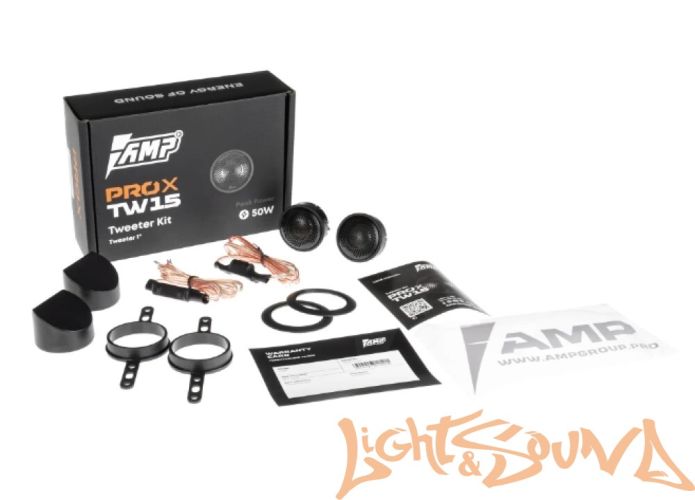 AMP PRO X TW15 (50) Твитер Шелк(с конденсатором) (комплект)
