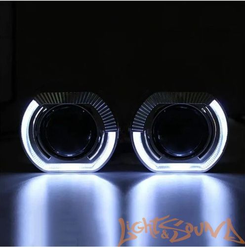 Бленда 2,5 дюйма LED ZX-007 Black (Белый) 1шт