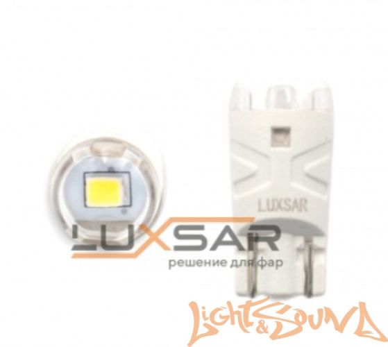 LUXSAR WHITE NIGHT W5W (T10) 1SMD 60LM 6000K 12V (2шт)