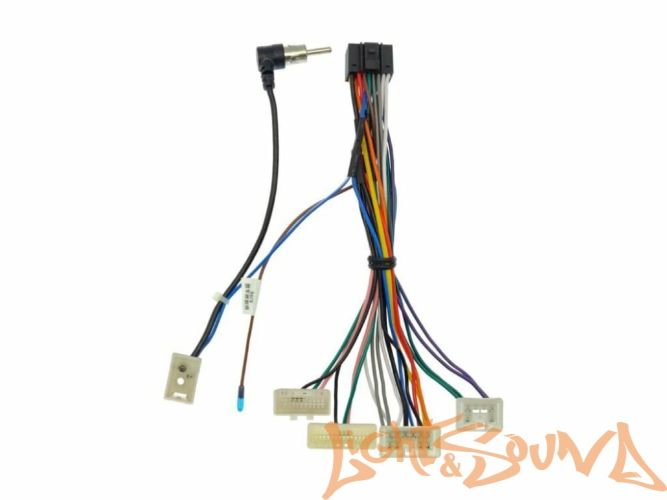 Комплект проводов  WM-MT для Toyota, iso(16 pin Android), коннектор руля,антенна 1989-2017