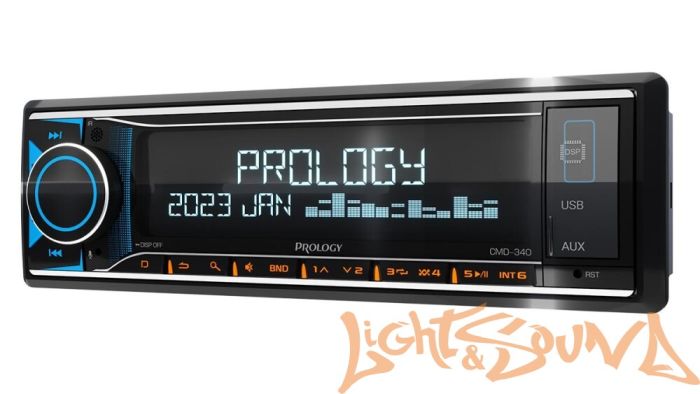 Prology CMD-340 4 х 55 Вт, FM/USB/BT ресивер с DSP процессором