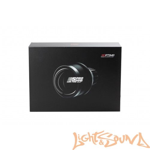 Светодиодная линза для ПТФ Optima LED FOG Lens S-PRO 2.5", 5500K, 1шт