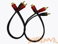  Y-коннектор LS YRCA (2папа/1мамы) коричн. провод, 1шт