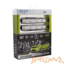 Светодиодные ходовые огни MTF "CITY" 6000К, 12В, 14ВТ, ECE R87, 2шт