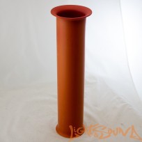Труба D110/500 оранжевая с раскрывом