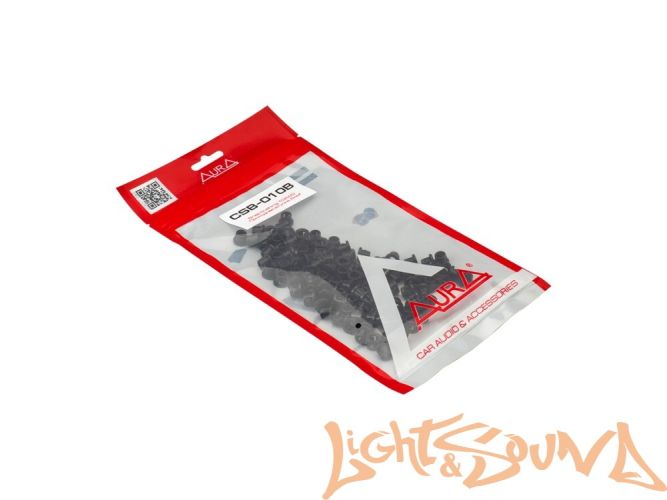 Aura CSB-010B Проходная втулка для кабеля, диаметр 10 мм, материал пластик, 1 шт.