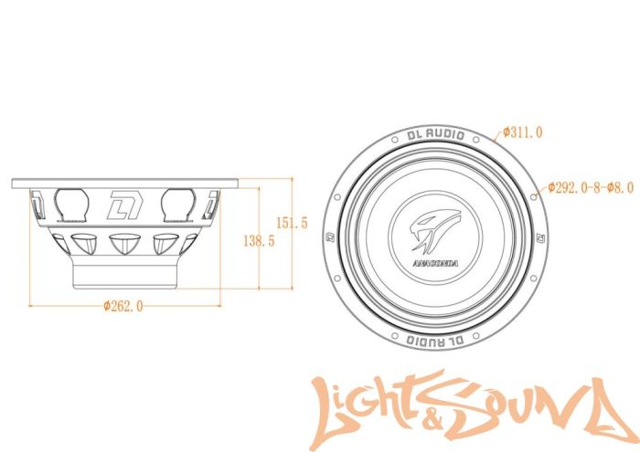 DL Audio Anaconda 12 сабвуфер