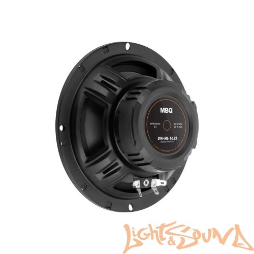 MBQ DW-ML-1652 ML v.2 6.5" (16.5 см) 2-полосная компонентная акустическая система