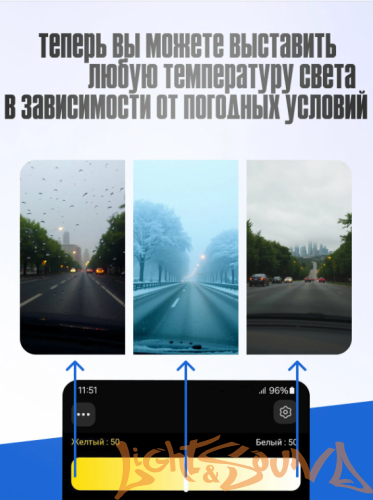 Clearlight LED LUMETECH H7 50W 6000lm 3000-8000k (2шт.)