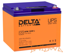 Delta Battery DTM 1240L 40Ah 12B под болт М6