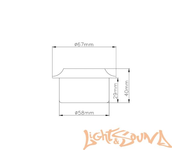 AMP NEO TW25 (6,7см) Высокочастотный динамик (1 шт)