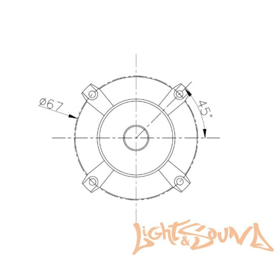 AMP NEO TW25 (6,7см) Высокочастотный динамик (1 шт)