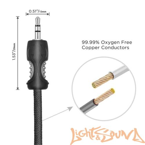 Recoil A2R10 Mini Jack - 2RCA,1M, 3 метра