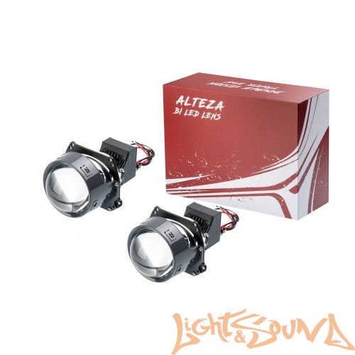 Бидиодная линза Optima ALTEZA Double Vision, 24V, под бленду 3.0, цвет белый, 1шт